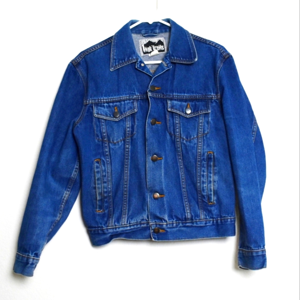 Vintage high trails denim jean jacket